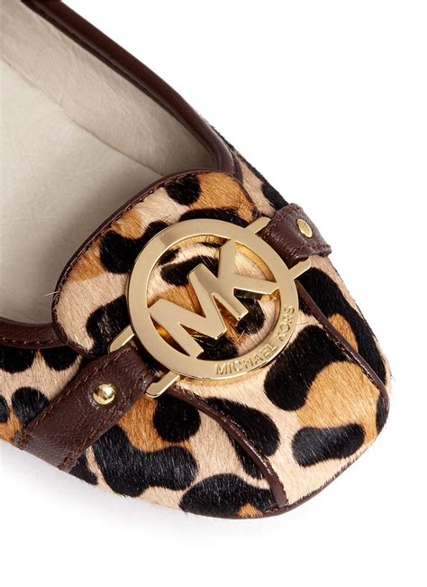 michael kors shoes leopard print|michael kors leopard flats.